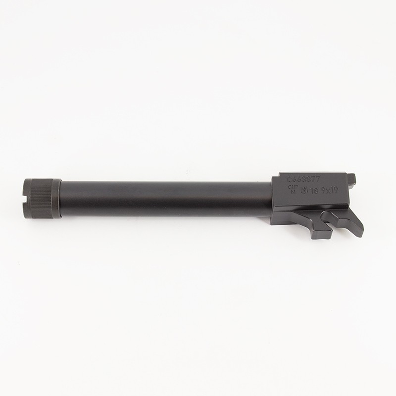CZ OEM 1/2×28 threaded P-09 barrel in 9mm.