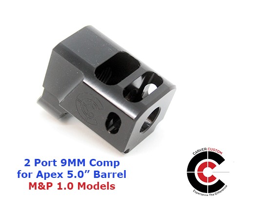 CARVER 2 Port Comp for 1.0 M&P APEX 5.0" (9MM)