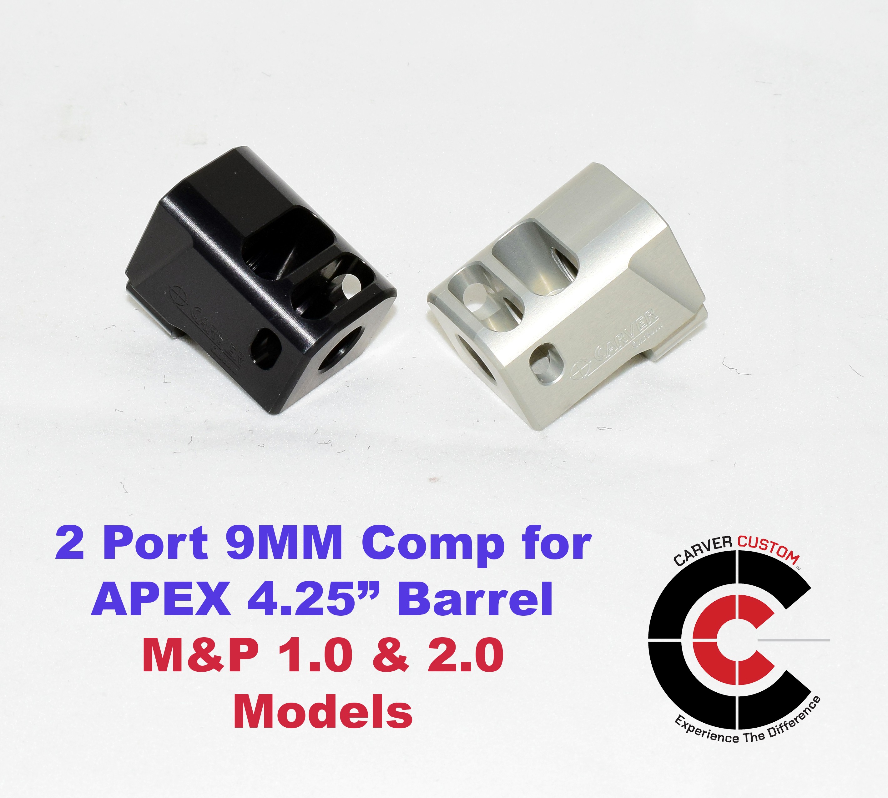 CARVER 2 Port Comp for Apex M&P Full Size (4.25") 9MM