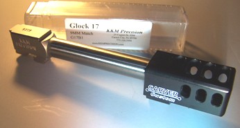CARVER /KKM 4 Port Comp/Barrel  9MM for Glock