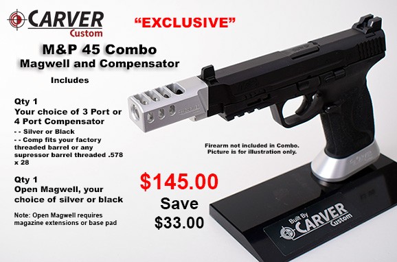 M&P .45 Compensator and Magwell Combo