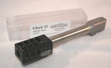 Gen 3/4 - .40 Cal  CARVER /KKM 4 Port Comp/Barrel For Glock