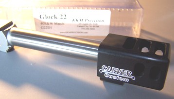 .40 Cal CARVER /KKM 3 Port Comp/Barrel for Glock