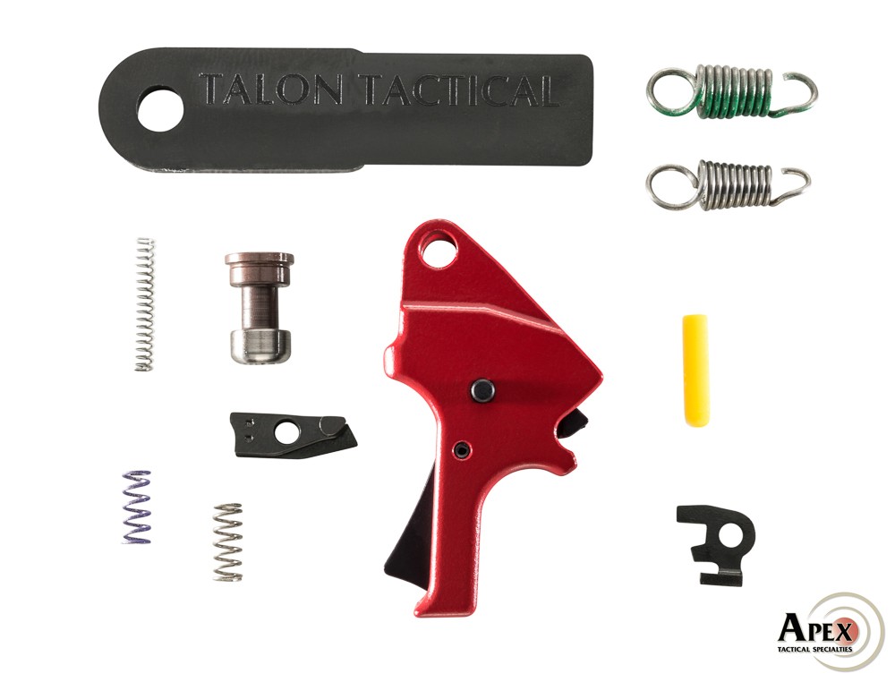 Apex Flat-Faced Forward Set Trigger Kit for the M&P M2.0 - Red