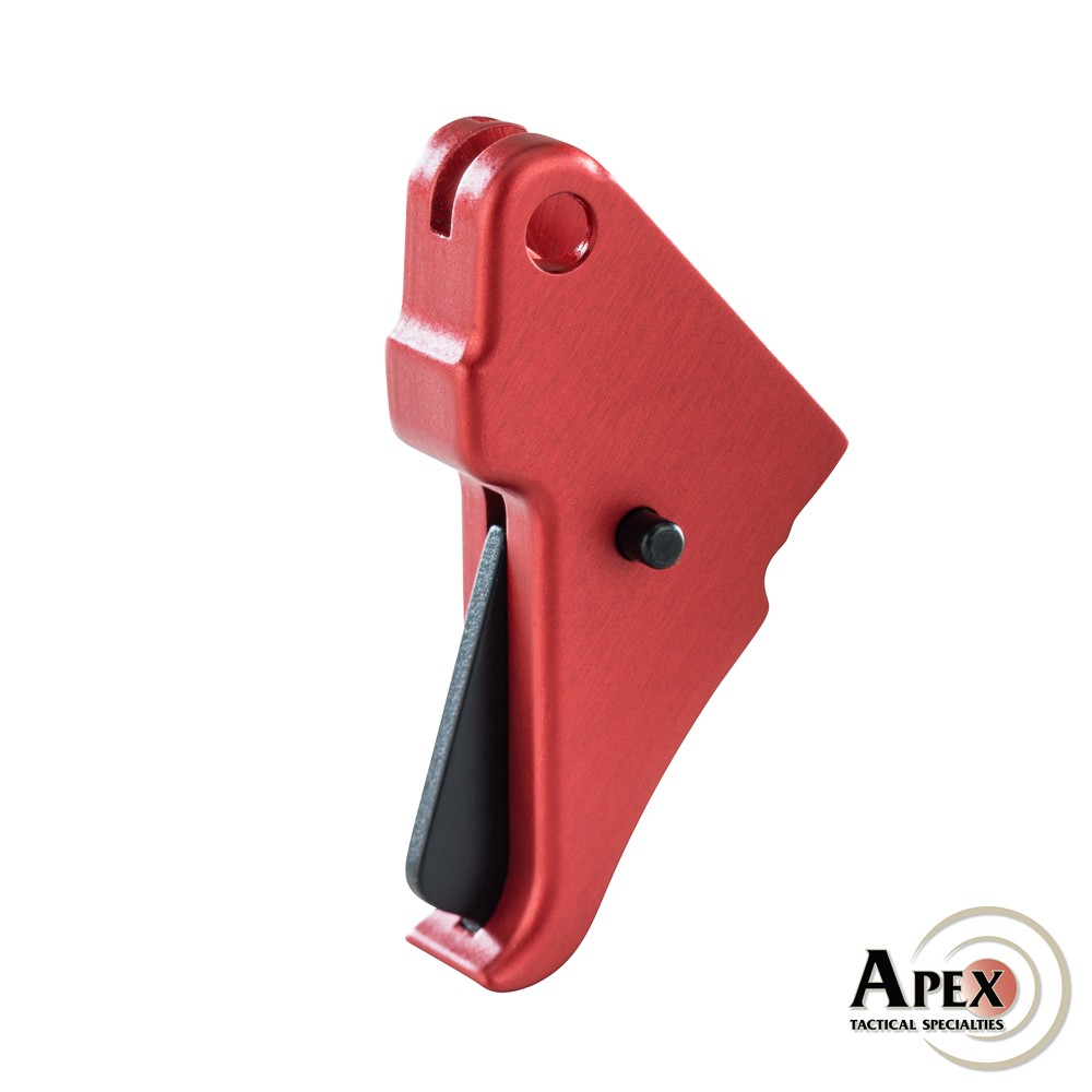 Apex Flat-Faced Action Enhancement Red Trigger for M&P Shield
