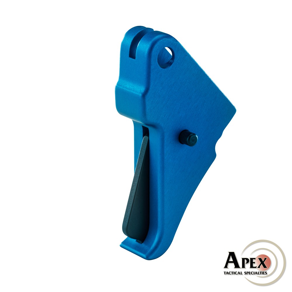 Apex Flat-Faced Action Enhancement Blue Trigger for M&P Shield