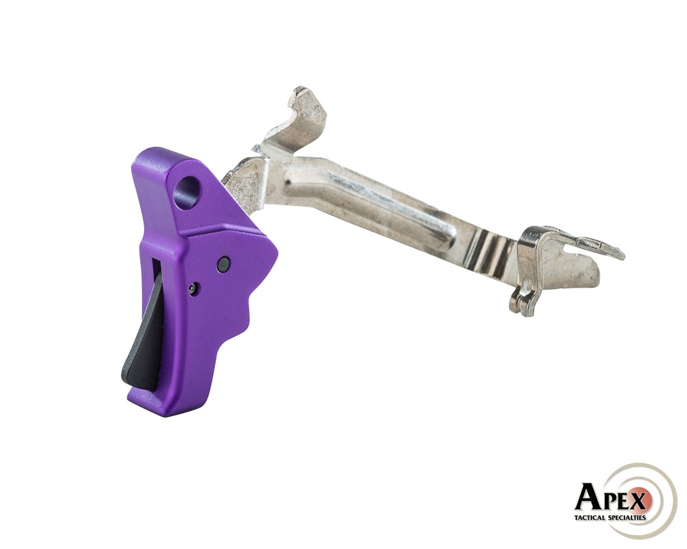 Apex Action Enhancement Purple Trigger & Gen 3 Trigger Bar for Glock