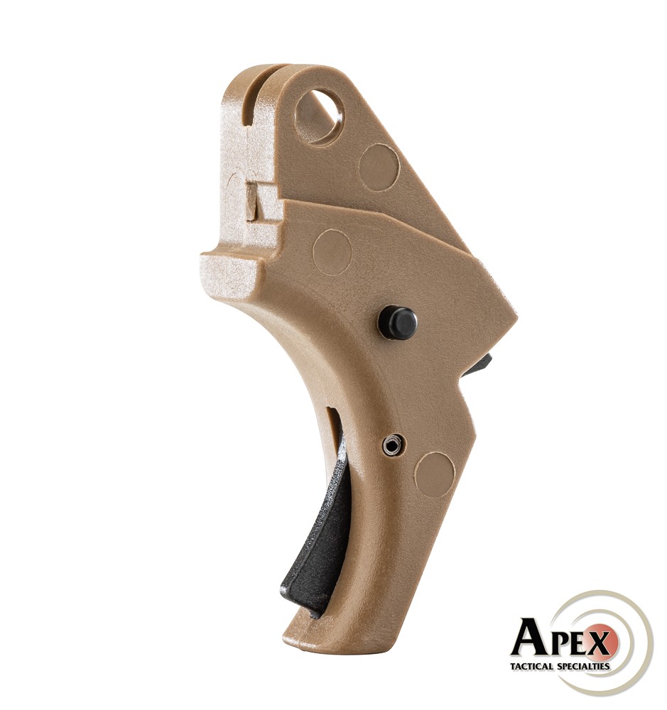 Apex Polymer SD AE Trigger FDE w/Black Safety (Apex)