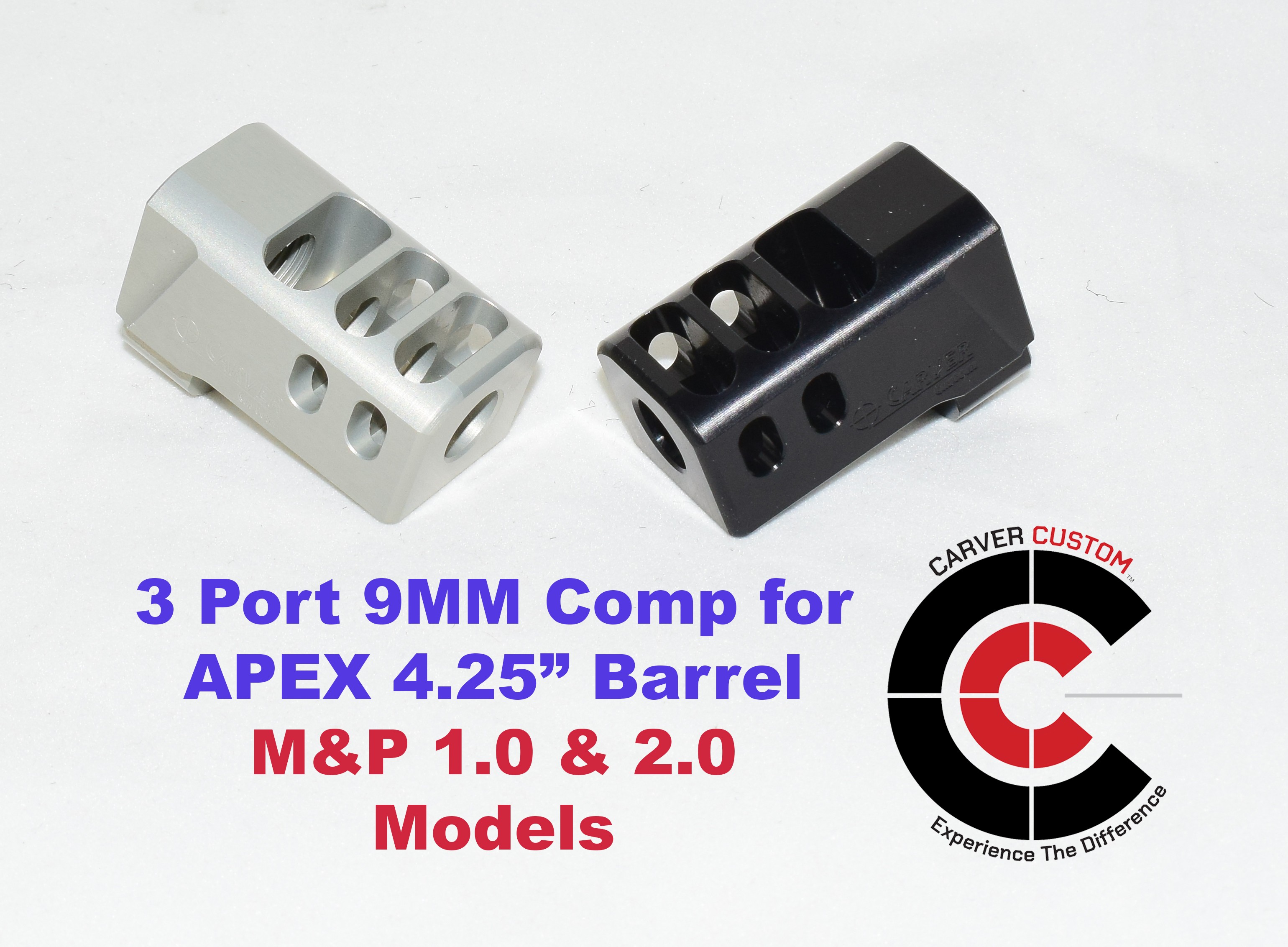 CARVER 3 Port Comp for Apex M&P Full Size (4.25") 9MM
