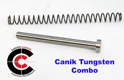 CARVER Tungsten Uncaptured Guiderod Combo for Canik Mete/Rival/TP9SF
