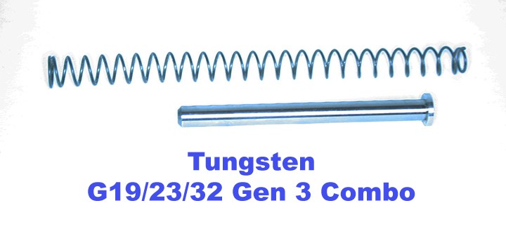 CARVER Tungsten Uncaptured Gen 3 G19/23/32 Guiderod Combo
