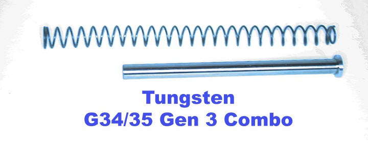 CARVER Tungsten Uncaptured Gen 3 G34/35 Guiderod Combo