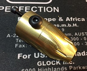 CARVER Custom Brass Insert w/screws