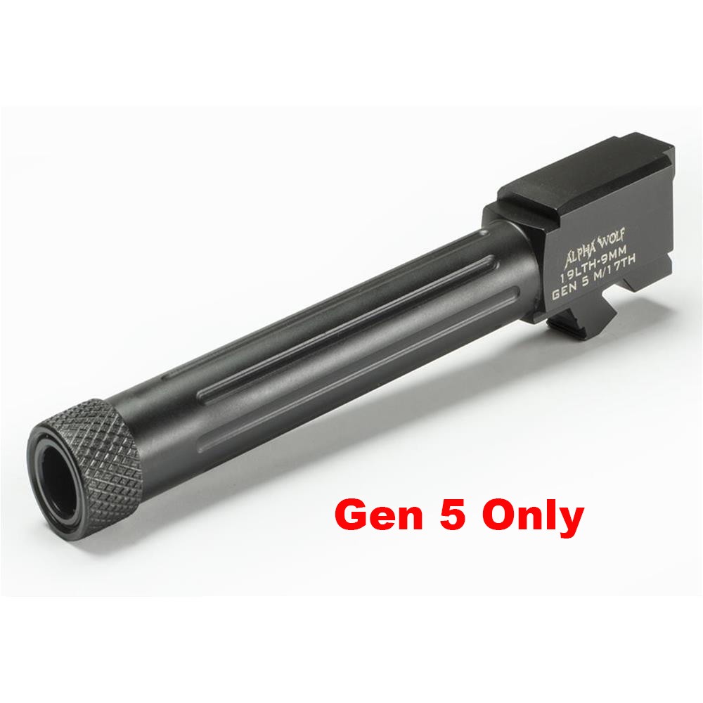AW Barrel M/17 for Glock Gen 5  9MM (1/2 x 28 Threads)