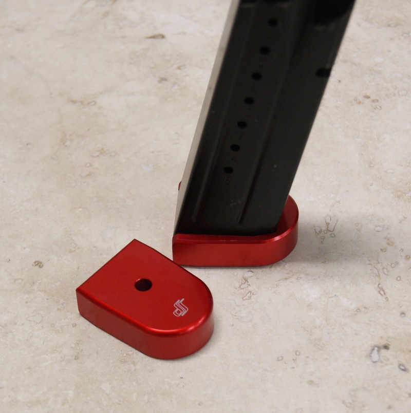 SP M&P 9/40 Extended Base Pad - Red - .25"