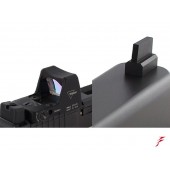 DP Sight Set, for Glock MOS Pistols, Black(R), Black(F), Fixed Co-Witness (Use w/Leupold DeltaPoint Pro, Vortex Razor sight or similar)