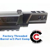 CARVER/ M&P 9MM 3 Port Combo-Factory Threaded Barrel