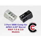 CARVER 3 Port Comp for Apex M&P Full Size (4.25") 9MM