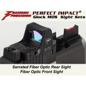 Dawson FO Fixed Co-Witness Sight Set - for Glock MOS