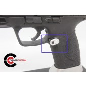 SP M&P Extended "Paddle" Mag Release-Silver
